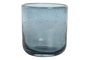 DKD Home Decor Set de 6 Vasos de Cristal Burbujas Azul 320ml