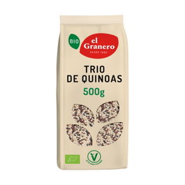 El Granero Integral Quinoa Real Tricolor Bio 500g - Alto Contenido en Fibra y Proteínas Vegetales