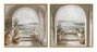 DKD Home Decor Cuadro Lienzo Mediterráneo 2 Surtido de 4 unidades