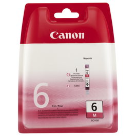 Canon BCI-6M Magenta Tinta Original a Base de Pigmentos para Impresión por Inyección de Tinta