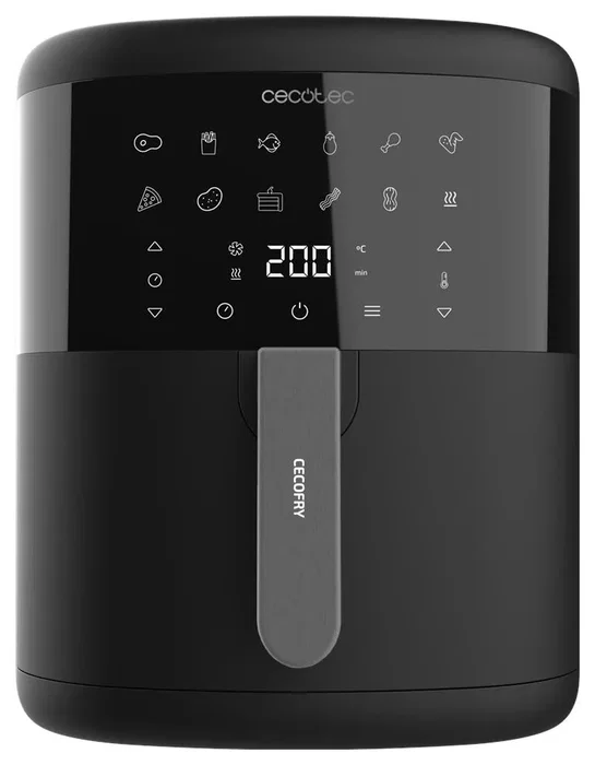 CECOTEC Cecofry Bombastik 6000 Freidora de Aire 6 L Negro