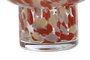 DKD Home Decor Jarrón Cristal Terracota Crema 21 cm alto x 15x15 cm