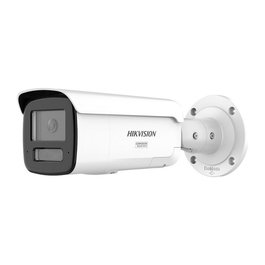 Hikvision DS-2CD2T87G3-LIS2UY/SL Cámara IP Bullet 8MP ColorVu 2.8mm Luz Híbrida Inteligente, Interior/Exterior IP67 PoE, 3840x2160, 130dB