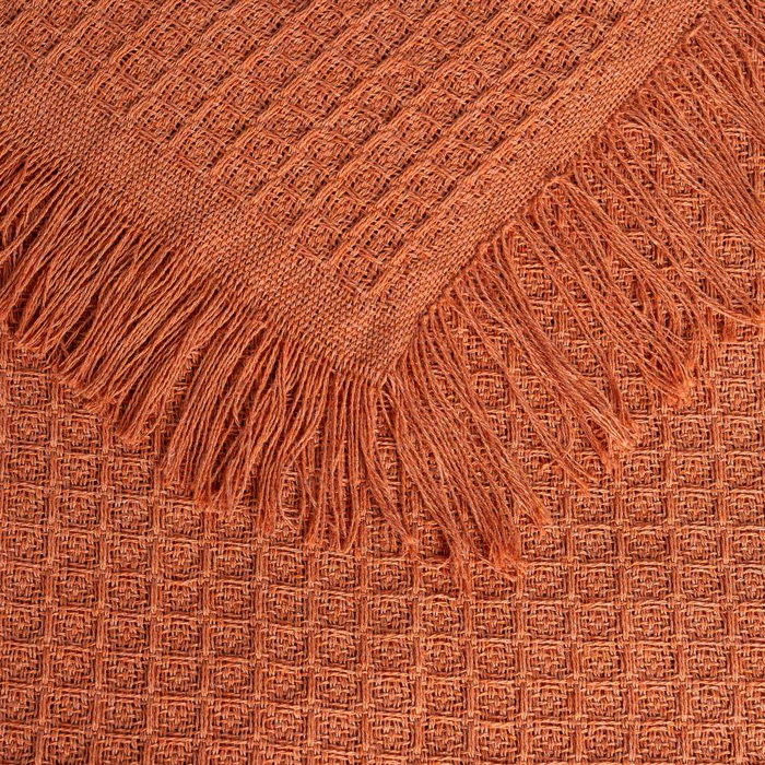 Colcha Panal Teja Algodón Textil/Hogar 200 X 260 cm