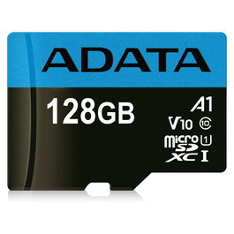 ADATA Premier MicroSDXC 128GB Clase 10 U1 A1 100R/25W con adaptador SD