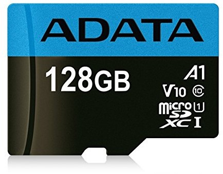 ADATA Premier microSDXC 128 GB UHS-I Class 10 V10 A1 ADATA Premier microSDXC 128 GB UHS-I Class 10 V10 A1