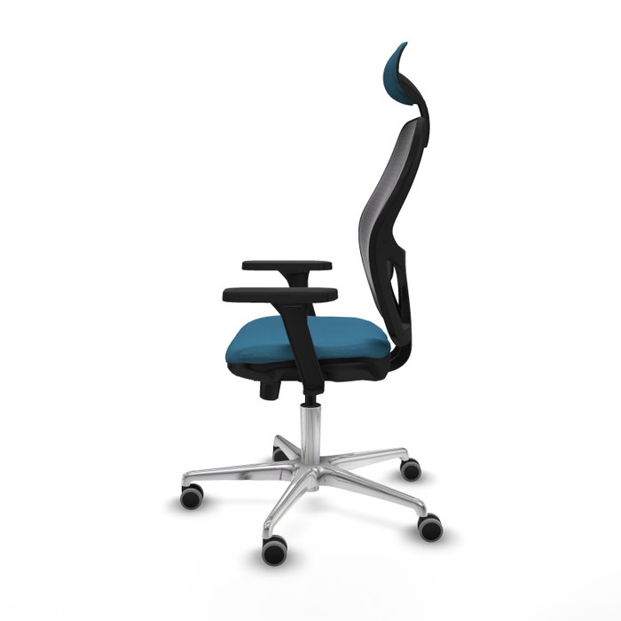 PIQUERAS Y CRESPO Silla de oficina Jorquera con mecanismo Sincro/Traslack, Verde petróleo y Negro PIQUERAS Y CRESPO Silla de oficina Jorquera con mecanismo Sincro/Traslack, Verde petróleo y Negro