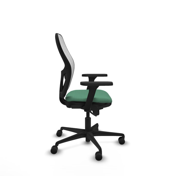 PIQUERAS Y CRESPO Silla de oficina Jorquera Verde esmeralda y Blanco