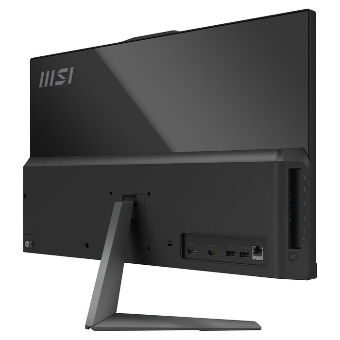 MSI Modern AM242 12M-1629XDE PC Todo en Uno 23.8" Full HD, Intel Core i3-1215U, 8GB RAM, 256GB SSD, Windows Hello, Negro