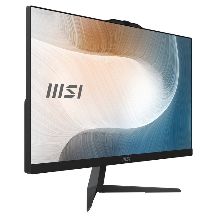 MSI Modern AM242 12M-1629XDE PC Todo en Uno 23.8" Full HD, Intel Core i3-1215U, 8GB RAM, 256GB SSD, Windows Hello, Negro