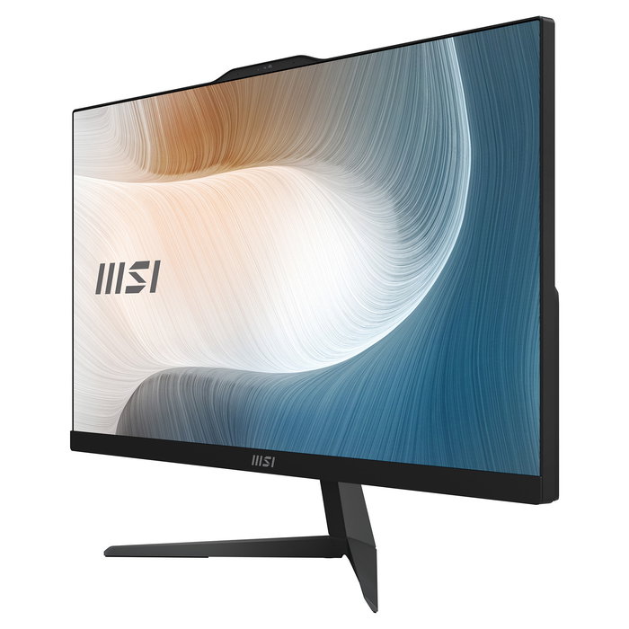 MSI Modern AM242 12M-1629XDE PC Todo en Uno 23.8" Full HD, Intel Core i3-1215U, 8GB RAM, 256GB SSD, Windows Hello, Negro