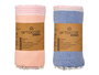 Giftdecor Bolsa Multiusos de Tela a Rayas 180x170 cm - Colores Surtidos Rosa y Azul, Algodón y Poliéster, 170 GSM (Set de 12)