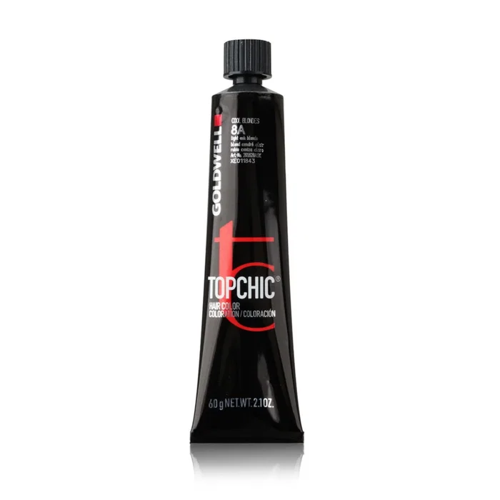 Goldwell TopChic Tinte permanente para el cabello 8A Light Ash Blonde 60 ml Goldwell TopChic Tinte permanente para el cabello 8A Light Ash Blonde 60 ml