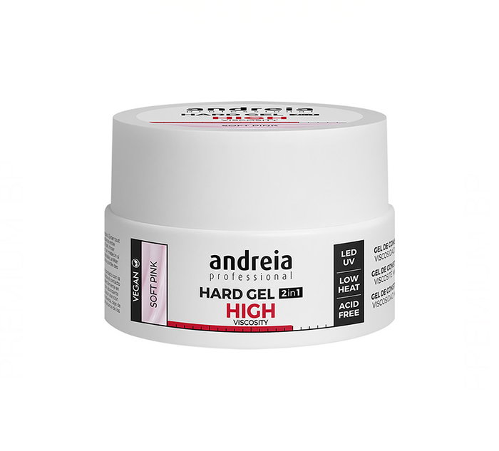 Andreia Hard Gel High Viscosity Soft Pink 22g