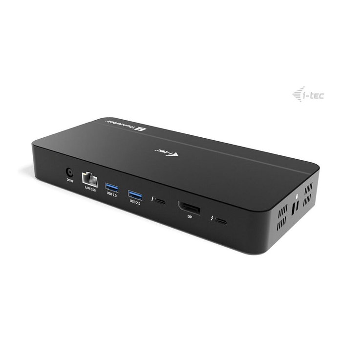 I-Tec TB5 Triple Display Docking Station 2xTB5 1xDP 1x2.5GLAN 1xM.2 6xUSB SD+TF Lector PD 140W 8K Negro
