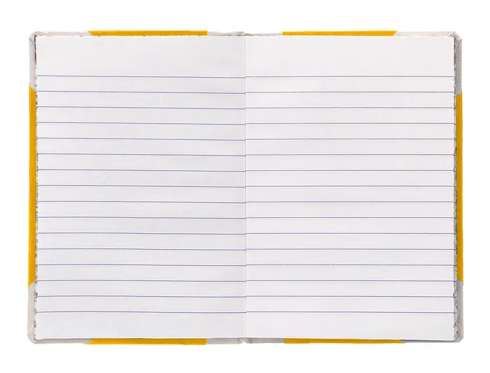 Fernandes Libro Cartone Cosido A4+ Rayado Horizontal 50 Hojas 100 Gr Amarillo