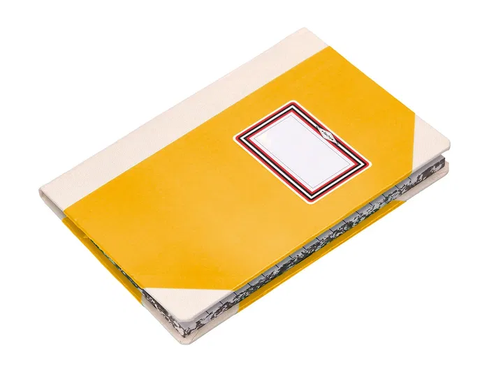 Fernandes Libro Cartone Cosido A4+ Rayado Horizontal 50 Hojas 100 Gr Amarillo