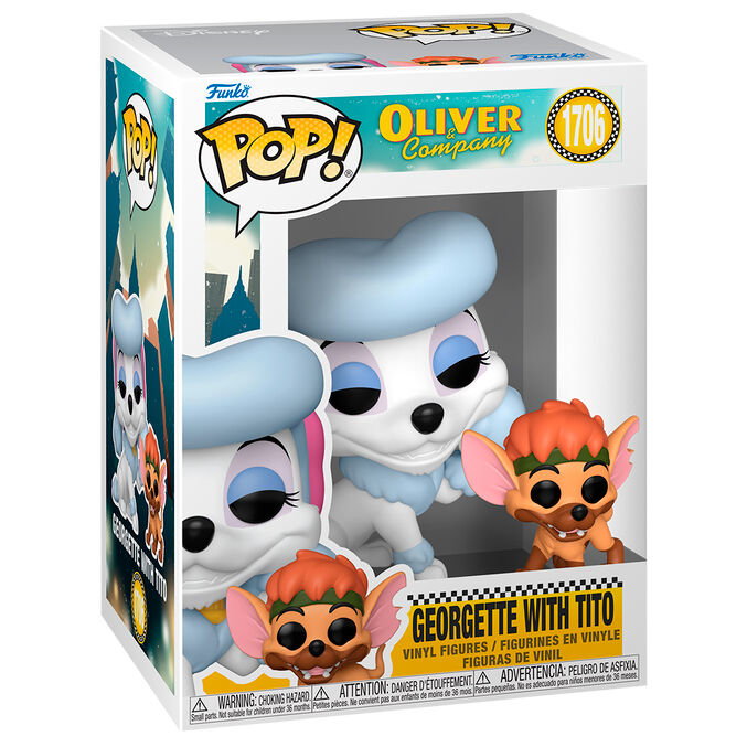 Funko POP! Disney Oliver & Co. Georgette con Tito Funko POP! Disney Oliver & Co. Georgette con Tito