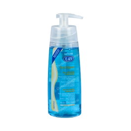 Lutsine E45 Bactopur Gel Limpiador Purificante 200 ml para Piel Grasa y con Acné con Ácido Salicílico, Aloe Vera y Niacinamida