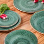 Summa Moon Turquoise Plato Hondo Coupe 19cm (Set de 24) en Turquesa