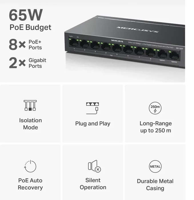 Switch mercusys ms110cp Switch mercusys ms110cp