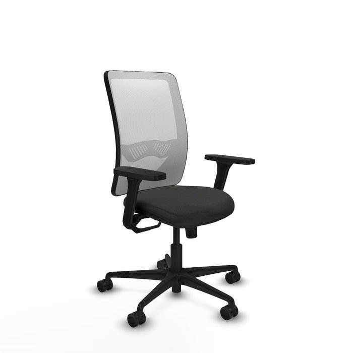 PIQUERAS Y CRESPO Silla de oficina Zulema con Mecanismo Sincro, Negro y Blanco PIQUERAS Y CRESPO Silla de oficina Zulema con Mecanismo Sincro, Negro y Blanco