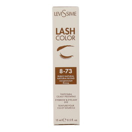 Levissime Tinte Profesional Lash Color 8-73 para Pestañas y Cejas en Rubio Natural, 15ml
