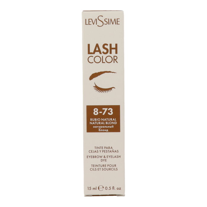Levissime Tinte Profesional Lash Color 8-73 para Pestañas y Cejas en Rubio Natural, 15ml Levissime Tinte Profesional Lash Color 8-73 para Pestañas y Cejas en Rubio Natural, 15ml