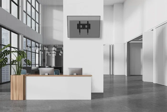 Neomounts WL35-750BL14 Soporte de Pared Nivel Inclinable para TV/ Pantalla hasta 75", 100 kg, Compatible VESA 100x100 a 400x400 mm, Negro