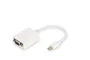 Digitus DB-340407-001-W Adaptador Cable de Vídeo Mini DisplayPort a Mini DisplayPort, 0.15m, Blanco, Full HD 1920x1080, Compatible con Mac