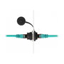 DeLOCK Módulo Keystone RJ45 Cat.6 con Tapa Protectora contra el Polvo, Negro