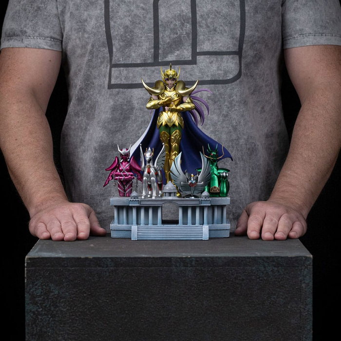 Saint Seiya Estatua 1/10 Art Scale Aries Mu Deluxe 27 cm