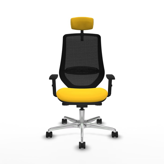 PIQUERAS Y CRESPO Silla de oficina Mardos con mecanismo Sincro/Traslack, Amarillo y Negro PIQUERAS Y CRESPO Silla de oficina Mardos con mecanismo Sincro/Traslack, Amarillo y Negro