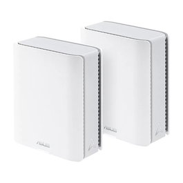 ASUS ZenWiFi BT10 WiFi 7 Smart Mesh System 2er-Pack WLAN BE18000 Triband, 2x 10GbE + 1x 1GbE (pro Einheit), Abdeckung bis zu 550 m2