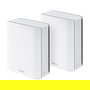 ASUS ZenWiFi BT10 WiFi 7 Smart Mesh System 2er Pack, WLAN BE18000 Triband (2.4/5/6 GHz), 2x 10GbE + 1x 1GbE pro Einheit, Abdeckung bis 550 m², Blanco