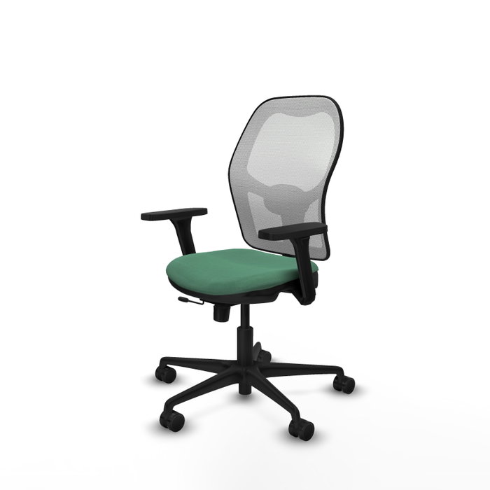 PIQUERAS Y CRESPO Silla de oficina Jorquera Verde esmeralda y Blanco