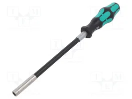 WERA Destornillador con mango y soporte C6,3mm y E6,3mm
