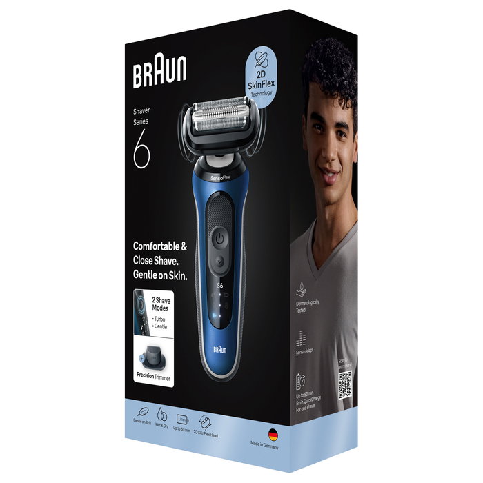 Braun Series 6 62-B1200s Black/Blue