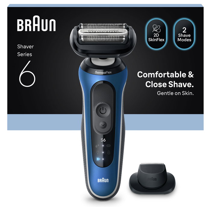 Braun Series 6 62-B1200s Black/Blue