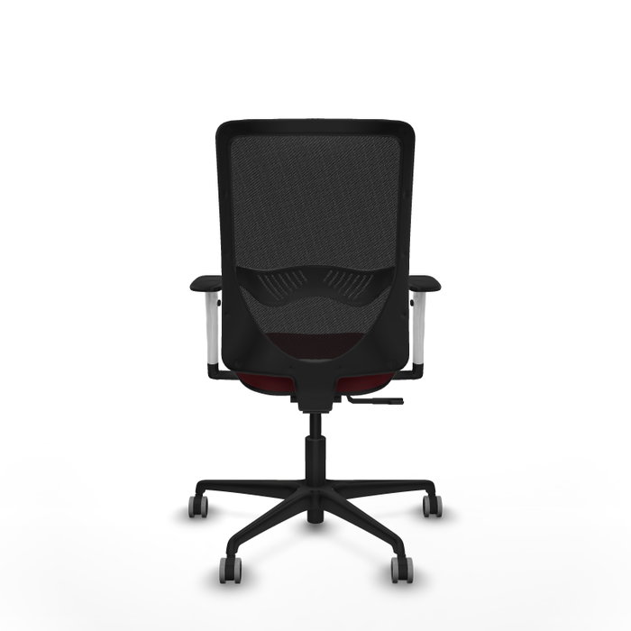 PIQUERAS Y CRESPO Silla de oficina Zulema con mecanismo Sincro, Granate y Negro PIQUERAS Y CRESPO Silla de oficina Zulema con mecanismo Sincro, Granate y Negro