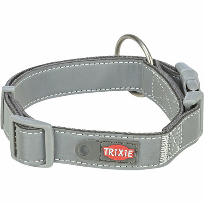 Collar para Perro Trixie Premium Reflect Grafito M/L