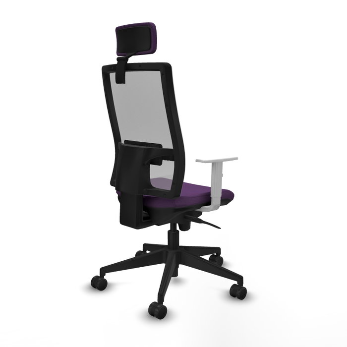 PIQUERAS Y CRESPO Silla de oficina Horna con mecanismo Sincro, Morado y Gris PIQUERAS Y CRESPO Silla de oficina Horna con mecanismo Sincro, Morado y Gris