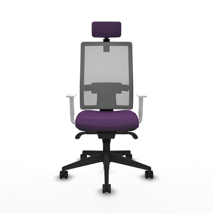 PIQUERAS Y CRESPO Silla de oficina Horna con mecanismo Sincro, Morado y Gris PIQUERAS Y CRESPO Silla de oficina Horna con mecanismo Sincro, Morado y Gris
