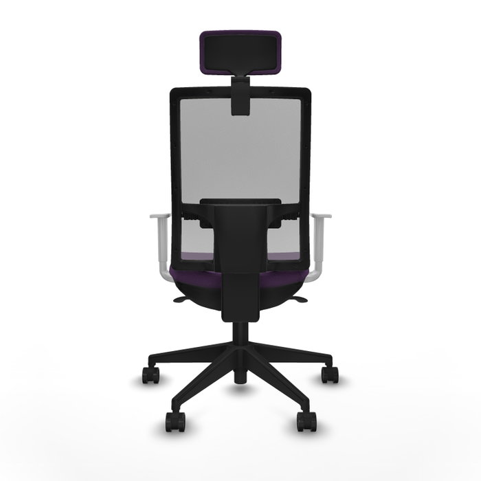 PIQUERAS Y CRESPO Silla de oficina Horna con mecanismo Sincro, Morado y Gris PIQUERAS Y CRESPO Silla de oficina Horna con mecanismo Sincro, Morado y Gris