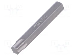 WIHA Punta de destornillador Torx® TX20, asiento de 4 mm