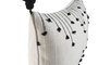 DKD Home Decor Cojin Shabby Naturechic23 Blanco Negro 50 x 30 x 15 cm