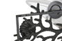 DKD Home Decor Escultura de Pared Ballena Azul Marino y Turquesa