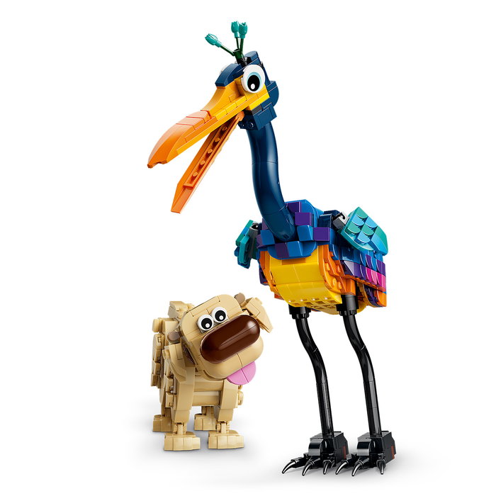 LEGO 43290 Set de Construcción Kevin y Dug de Disney y Pixar - Película Up - 628 Piezas - Juguete de Edad Recomendada +9 Años
