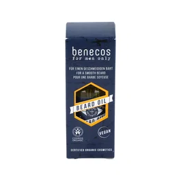 BENECOS Aceite para Barba para Hombre 30 ml - Vegano, Cuidado Barba Ecológico, Absorción Rápida