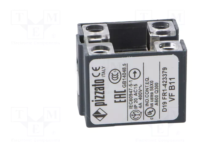 PIZZATO ELETTRICA Bloque de contacto NC x2 10A